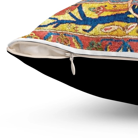 Room Pillow boho century Persian Garden Exotic Flora Middle Eastern Botanical - Picture 3 of 4